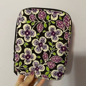Vera Bradley purple floral small tablet/e-reader case